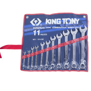 KING TONY Набор комбинированных ключей, 1/4 -15/16 , 11 предметов